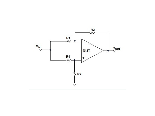 Common mode rejection ratio of operational amplifier