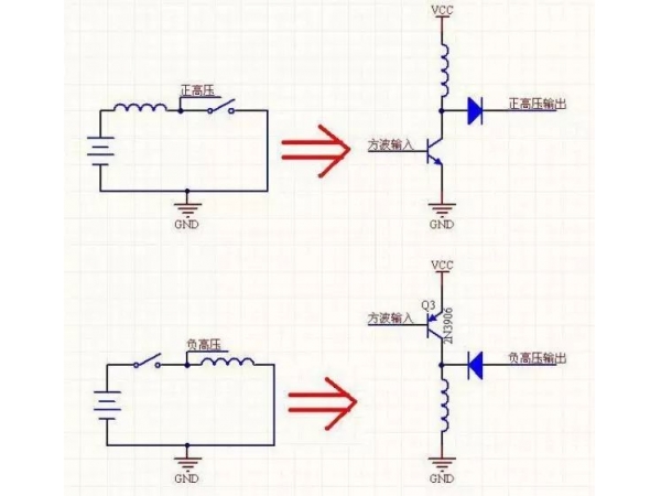 Principle of Inductive DC-DC Booster