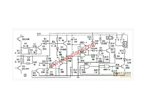 Protection circuit principle of power amplifier loudspeaker