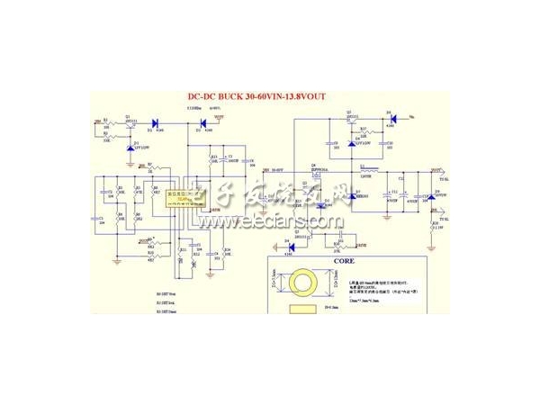 Buck DC-DC converter with high voltage input