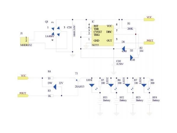 PCB design of battery charger circuit