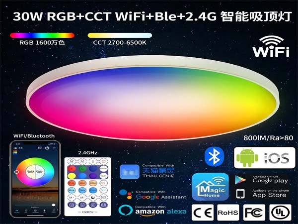 Design of high-power dimming and color adjustment LED lights for Bluetooth remote control of mobile phones