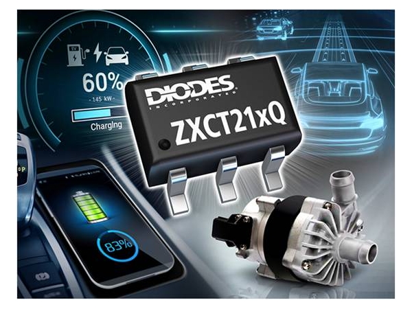 Diodes has launched a current splitter detector that meets automotive specifications, enabling high-precision voltage sensing on electric vehicles