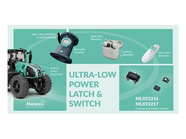 Melexis Launches Ultra Low Power Hall Switches MLX92216 and MLX92217