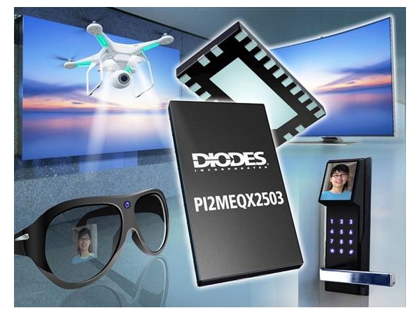 Diodes‘ low-power 1.8V, 2.5Gbps, dual data channel ReDriver supports MIPI D-PHY 1.2 protocol