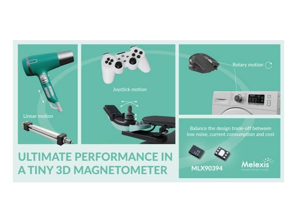 Melexis launches new micro 3D magnetometers to expand performance limits