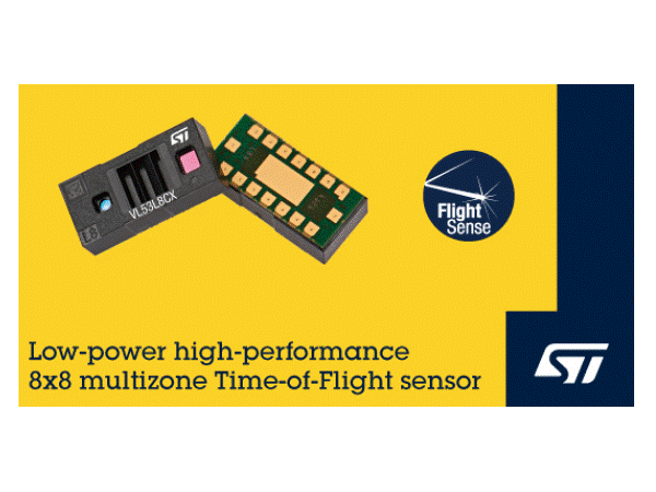 STMicroelectronics improves ranging performance and energy efficiency with next generation multi zone time-of-flight sensors