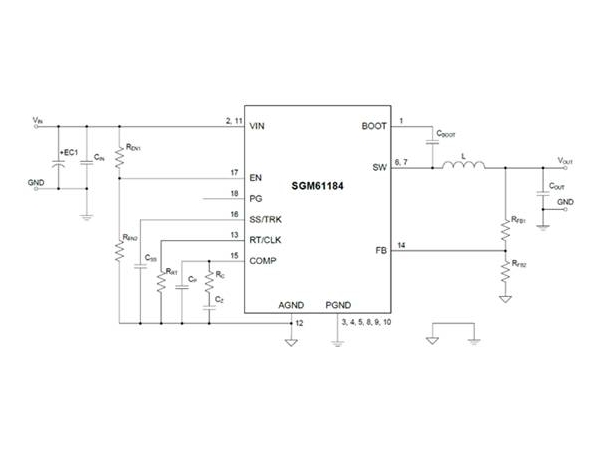 Shengbang Microelectronics launches 18V 8A high-efficiency synchronous step-down converter SGM61184