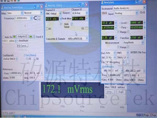 Comparison test between CST8002D and HAA8002D