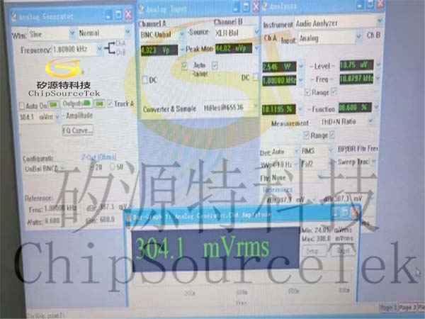 Comparison test between TC8002D and CST8002D