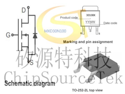 MXD30N100 TO252-2L