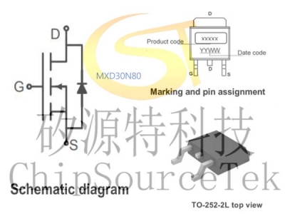 MXD30N80 TO252-2L