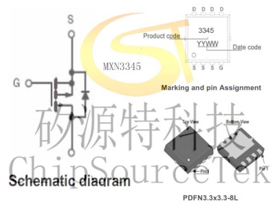 MXN3345 PDFN3.3x3.3-8L