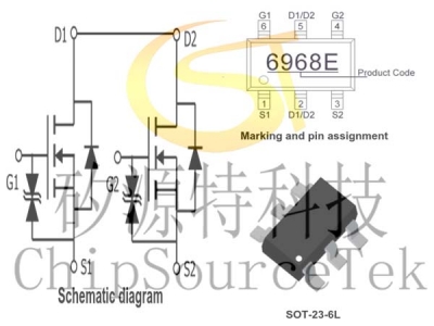 PE6968E SOT23-6