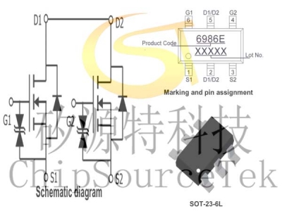 PE6986E SOT23-6