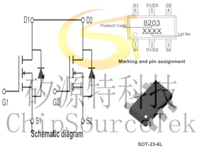 PE8203 SOT23-6L