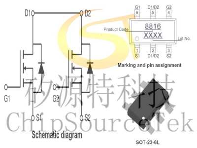 PE8816 SOT23-6L