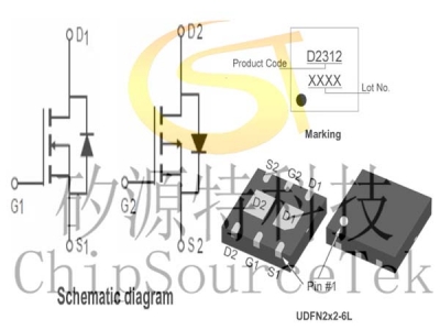 PED2312A UDFN2x2-6L