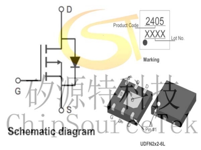 PED2405 UDFN2x2-6L