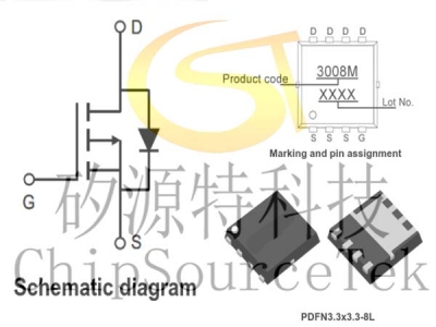 PED3008M PDFN3.3*3.3-8L